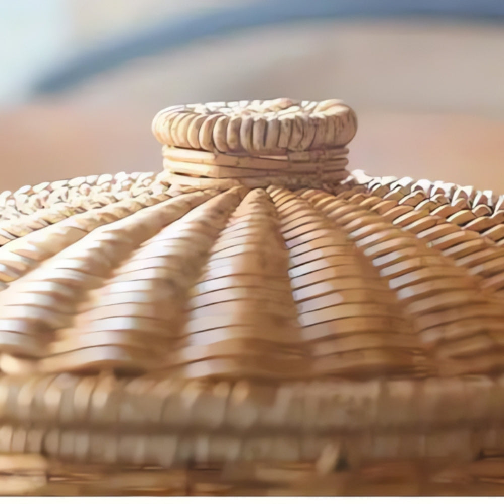 Wovely Dome Lidded Storage Basket