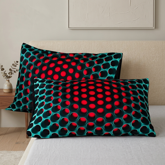 Vysto 3D Honeycomb Quilt Cover Set