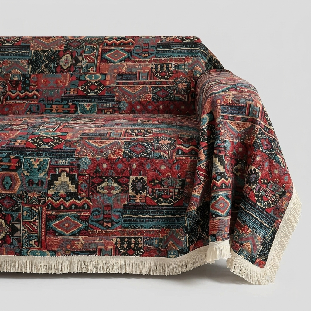 Vovely Tribal Kilim Traditional Sofa Throw