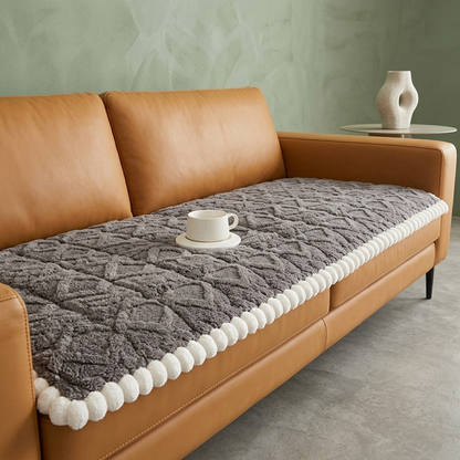 Tuftly Geometric Lattice Quilted Sofa Seat Cover