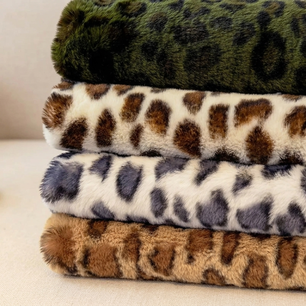 Wildo Leopard Print Anti-Slip Sofa Throw