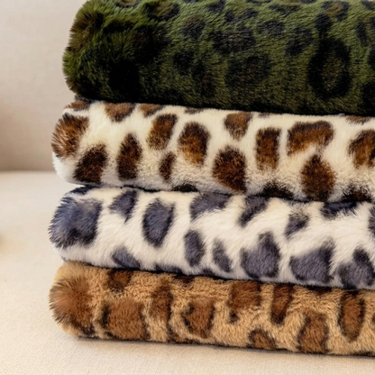 Wildo Leopard Print Anti-Slip Sofa Throw