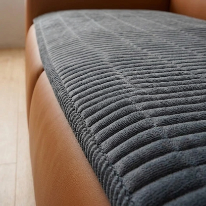 Cushy Plush Quilted Non Slip Sofa Seat Cover