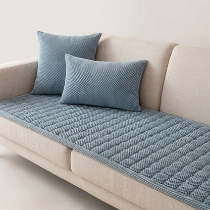 Coslo Ribbed Quilted Sofa Seat Cover