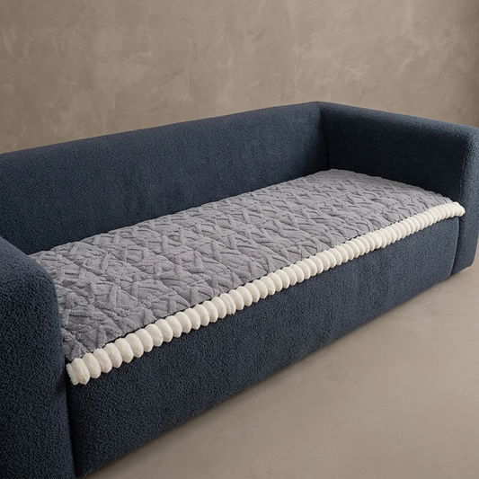 Tuftly Geometric Lattice Quilted Sofa Seat Cover