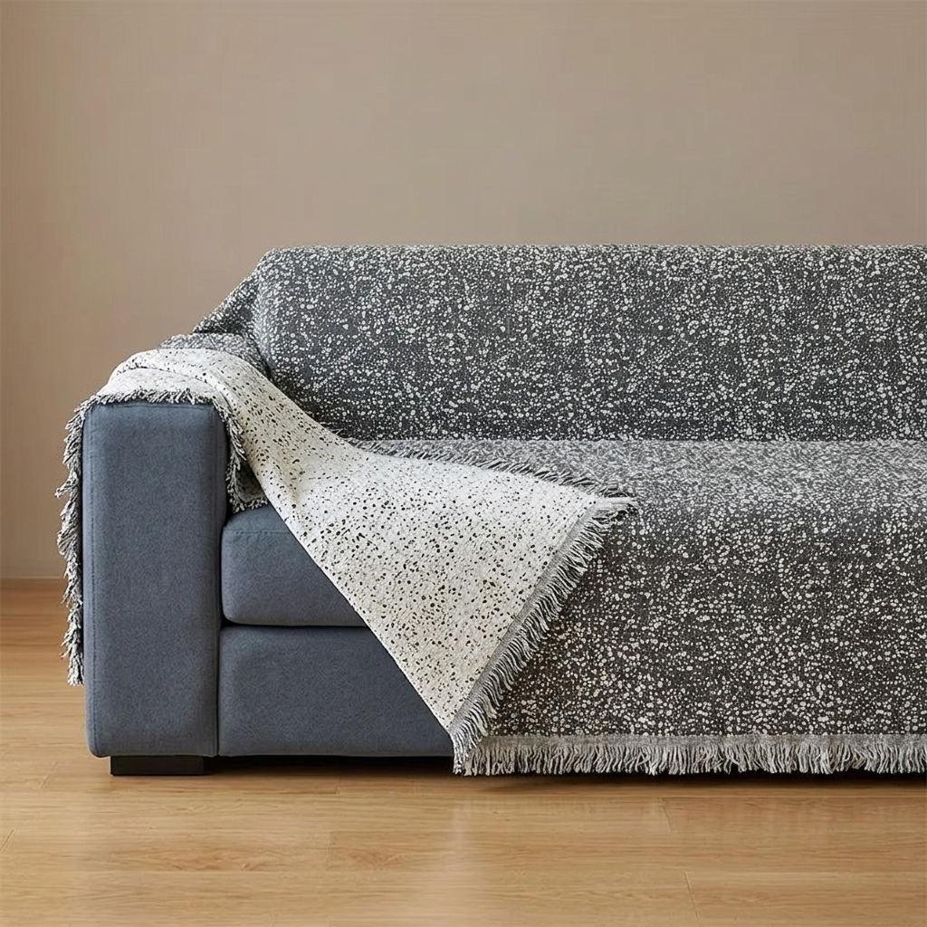 Scandi Speckle Reversible Sofa Throw