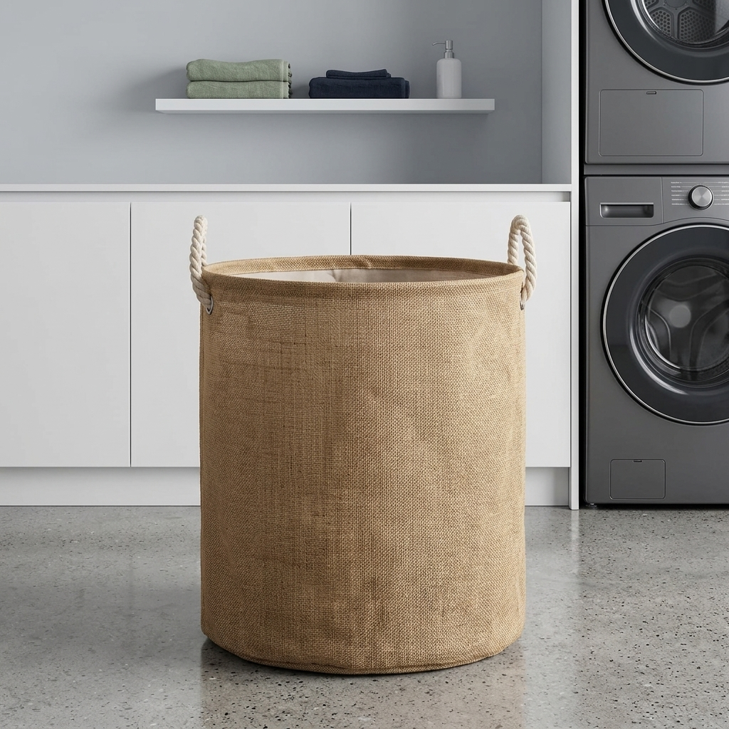 Nestly Textured Rope Handle Storage Basket
