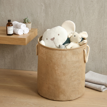 Nestly Textured Rope Handle Storage Basket
