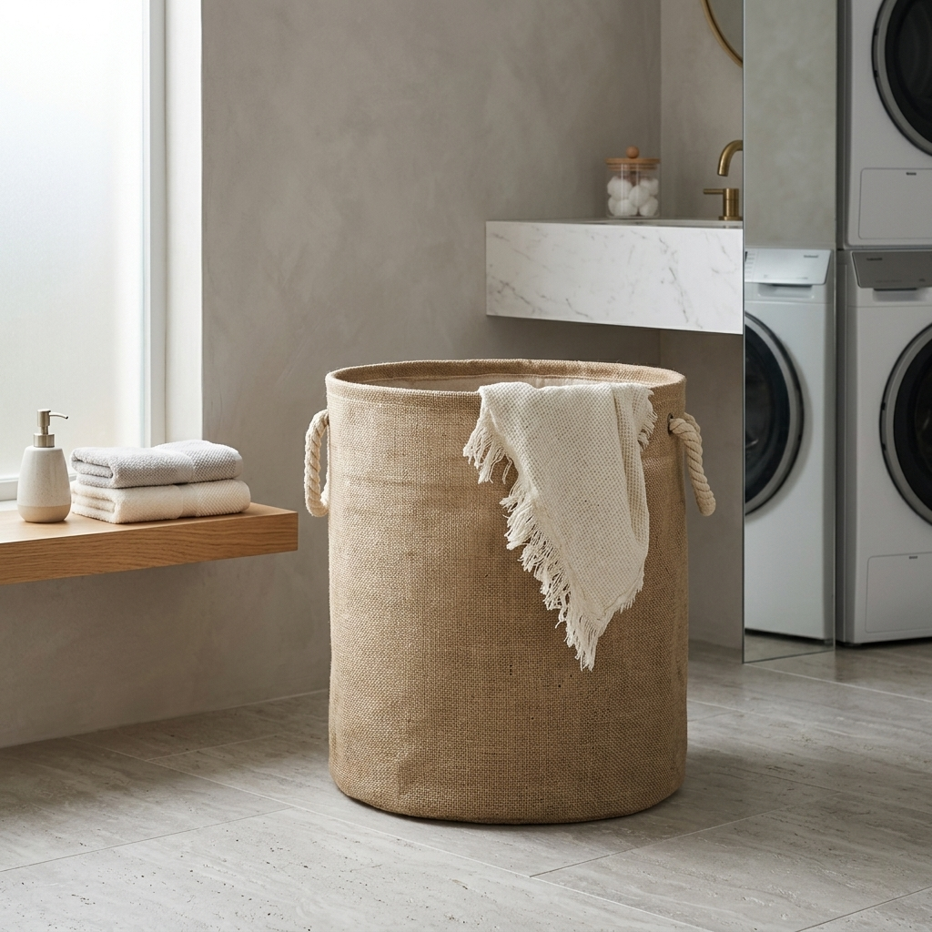 Nestly Textured Rope Handle Storage Basket
