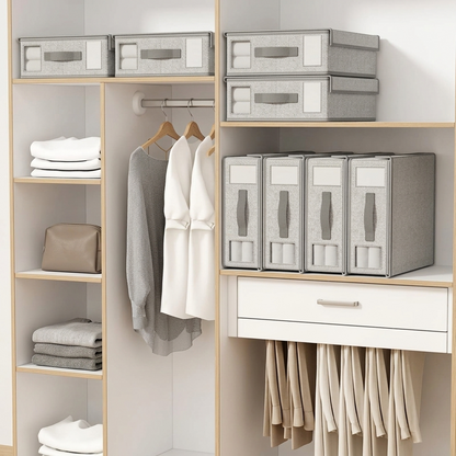 Stovro Wardrobe Bed Linen Storage Organiser
