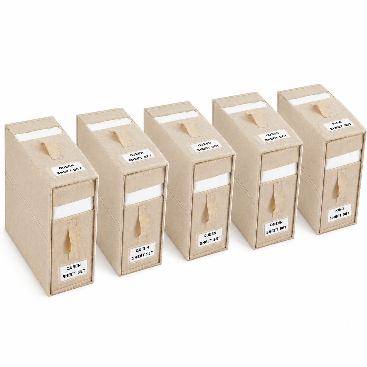 Stovro Wardrobe Bed Linen Storage Organiser