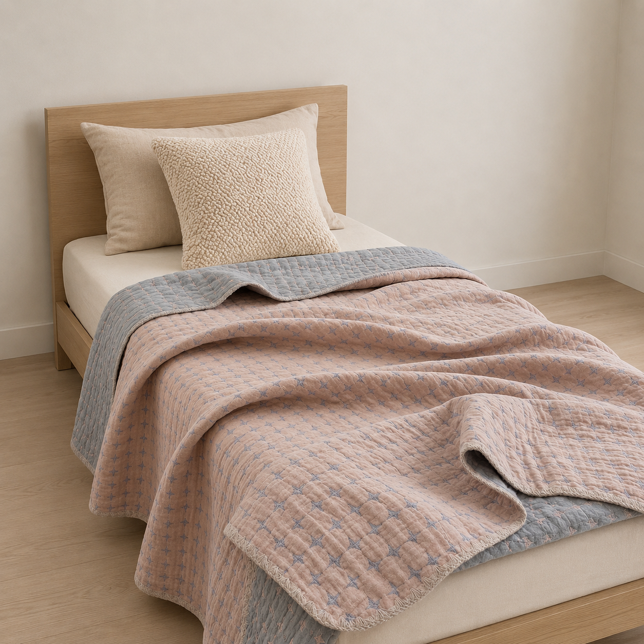 Starvo Matelasse Reversible Cotton Blanket