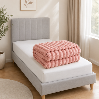 Softra Chunky Ribbed Plush Blanket