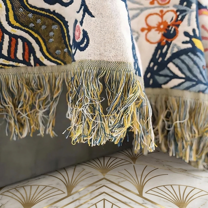 Floria Reversible Tasseled Edge Blanket