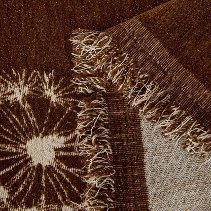 Dandelion Floral Chenille Sofa Throw