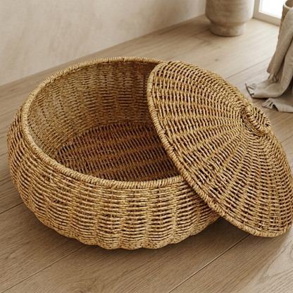 Wovely Dome Lidded Storage Basket