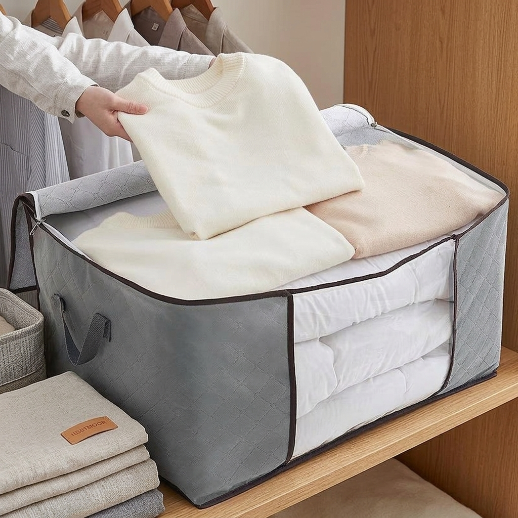 Quilva Spacious Wardrobe Storage Bag