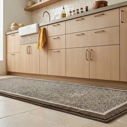 Stryvo Striped Border Kitchen Runner Set