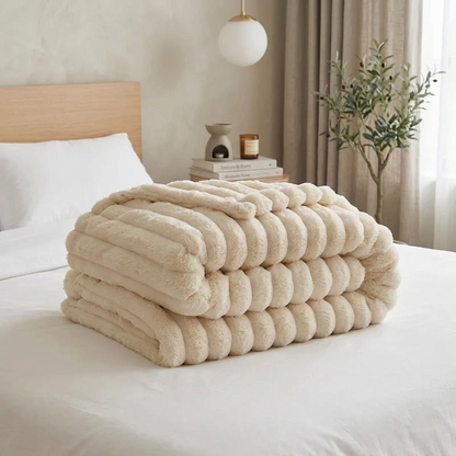 Softra Chunky Ribbed Plush Blanket