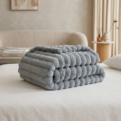 Softra Chunky Ribbed Plush Blanket