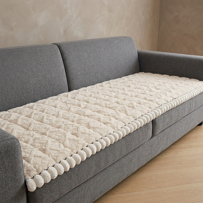 Tuftly Geometric Lattice Quilted Sofa Seat Cover