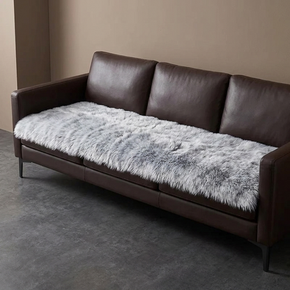 Luvio Shaggy Wool Sofa Seat Cover